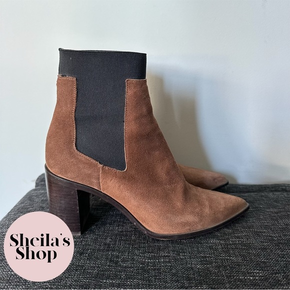 rag & bone Brynn Suede Bootie Praline Women’s Size 6.5 - Picture 4 of 8
